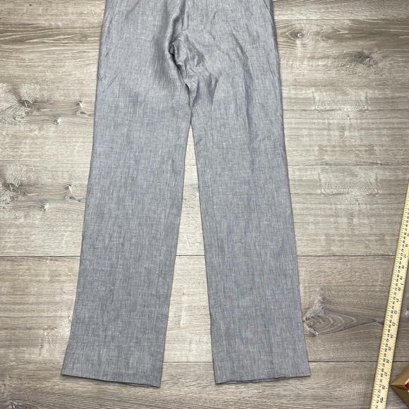 Banana Republic Suit Mens 40R 32x34 Gray Linen 2 Piece Slim Fit Summer Jacket - Picture 13 of 16